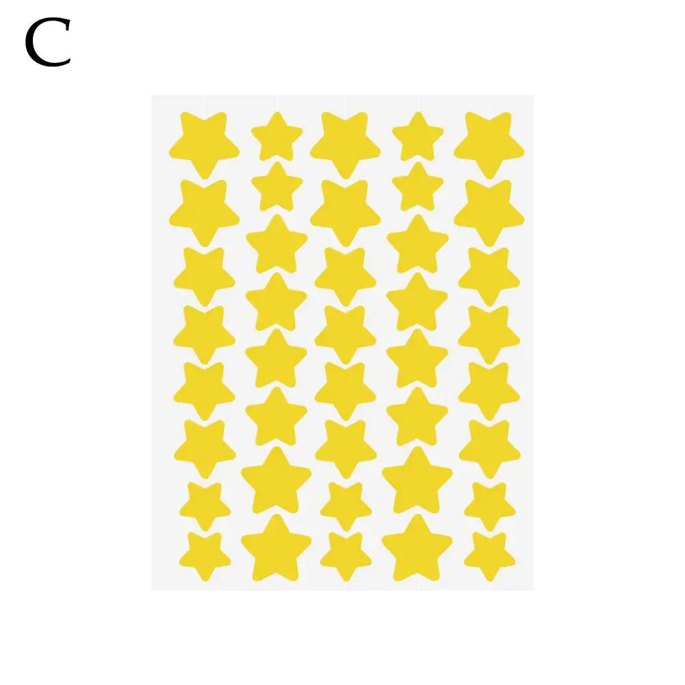 Sternförmiges Akne-/Pickelpflaster, gelbes sternförmiges, absorbierendes Akne-Abdeckpflaster, unsichtbares Hydrokolloidpflaster gegen Akne-Punkte im Gesicht