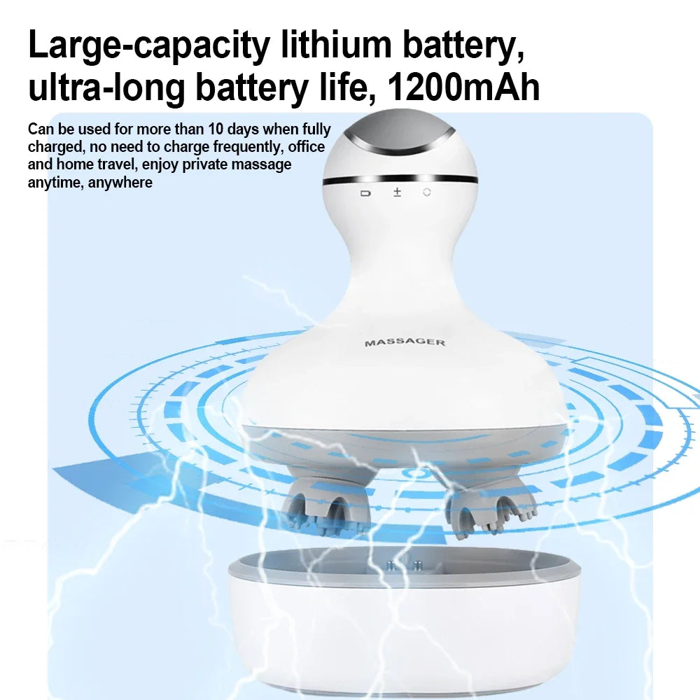 3D Wireless Scalp Massager