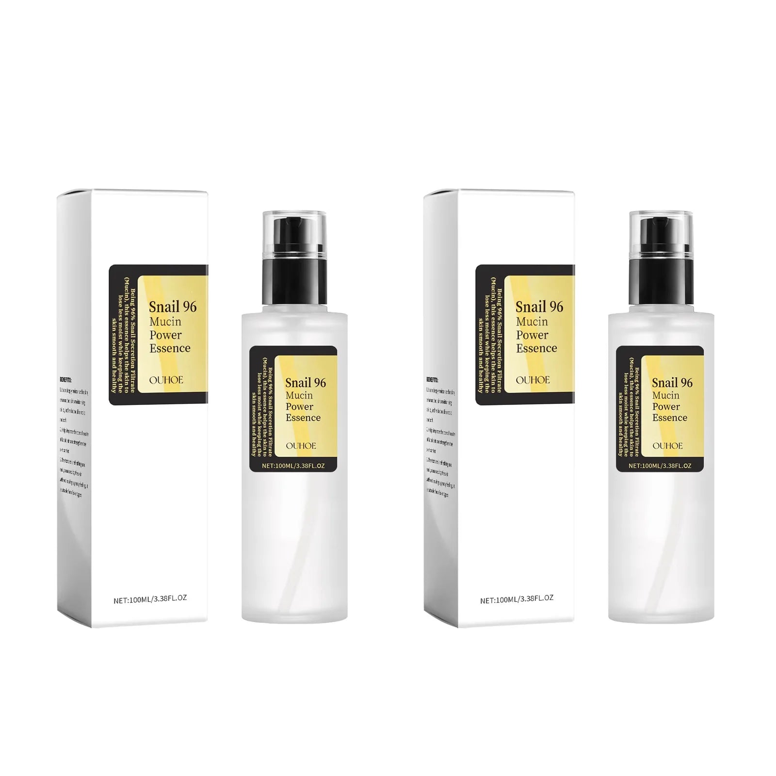 Snail 96 Mucin Power Essence – Mildert feine Linien – Feuchtigkeitsspendend, straffend, festigend, glättend, nährend, aufhellend – Hautpflege