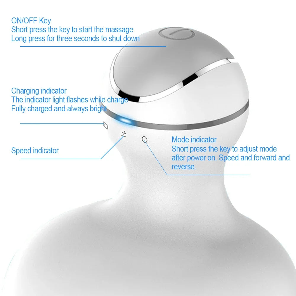 3D Wireless Scalp Massager