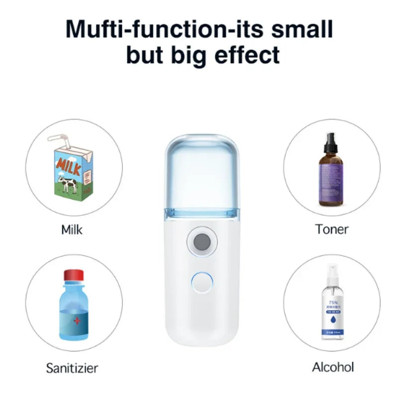 GlowMist Mini Facial Steamer