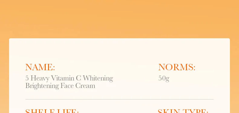 SADOER Vitamin C Gesichtscreme – Straffende, feuchtigkeitsspendende und aufhellende Gesichtscreme für schöne Haut