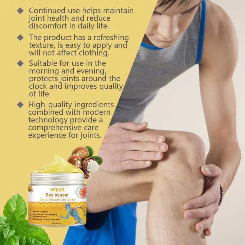 족저근막염 무지외반증교정기 Venom Joint Repair Cream Reduziert Muskelschmerzen. Tief feuchtigkeitsspendende Creme für Muskeln und Gelenke. Bee Reparing Cream