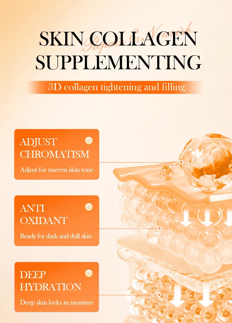 SADOER Vitamin C Gesichtscreme – Straffende, feuchtigkeitsspendende und aufhellende Gesichtscreme für schöne Haut