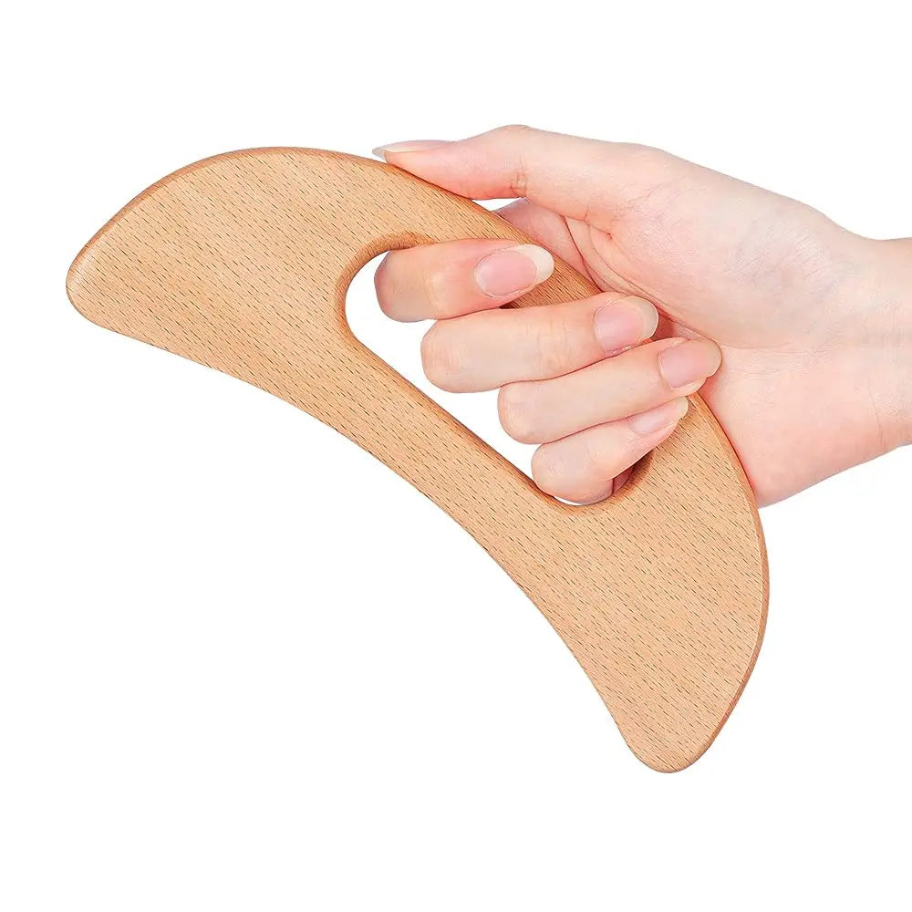 2/4/6/8-teiliges Massage-Set aus Holz zur Schmerzlinderung, Körpermassage, Anti-Cellulite, Figurformung, Gua Sha Rückenmassagegerät