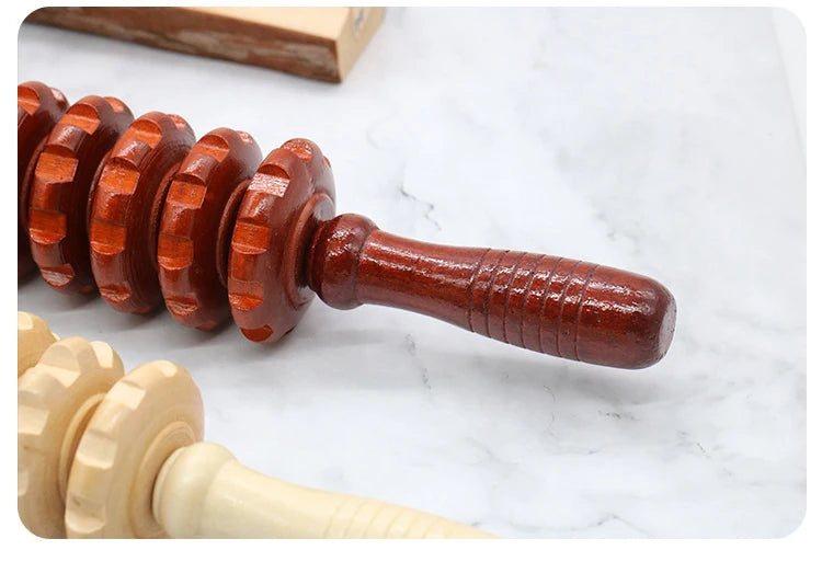 Wooden Muscle Relief Roller