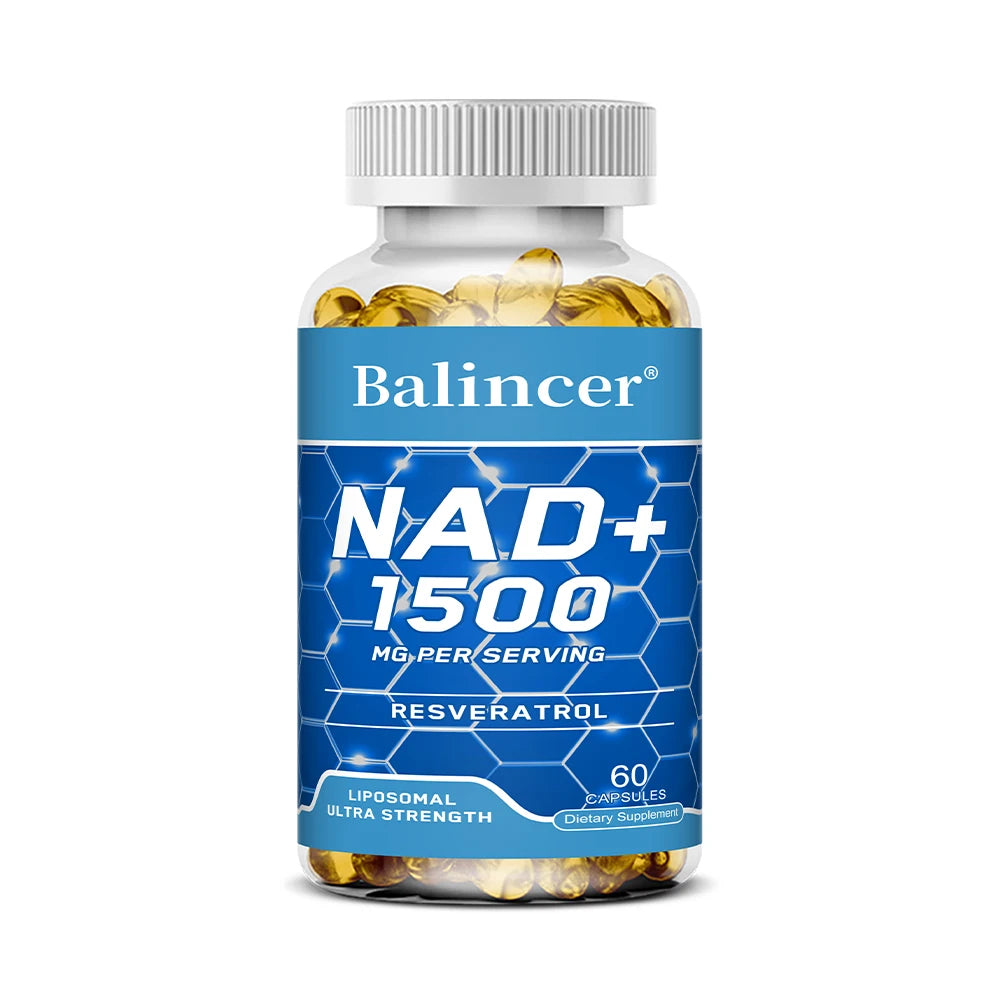 NAD+ Ergänzungsmittel mit Resveratrol – Anti-Aging Energie-Booster 120 Kapseln