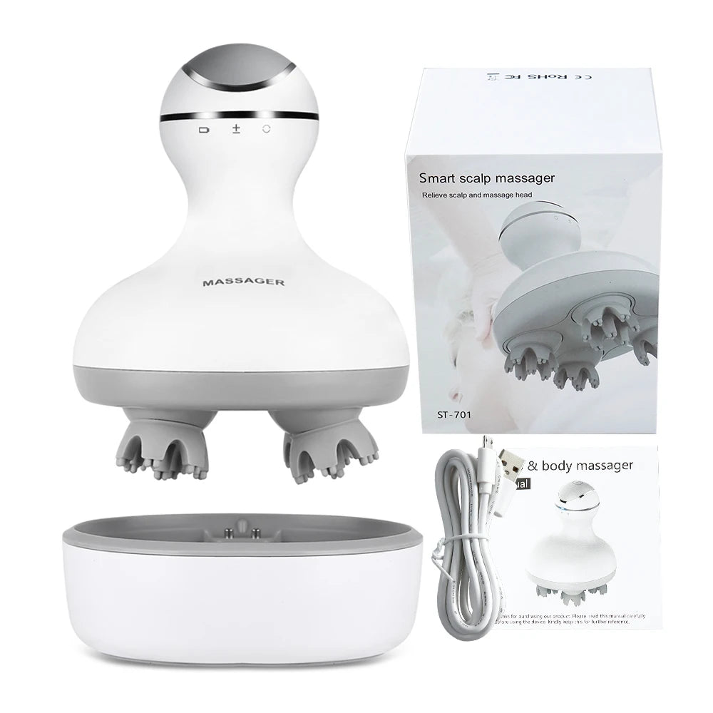 3D Wireless Scalp Massager