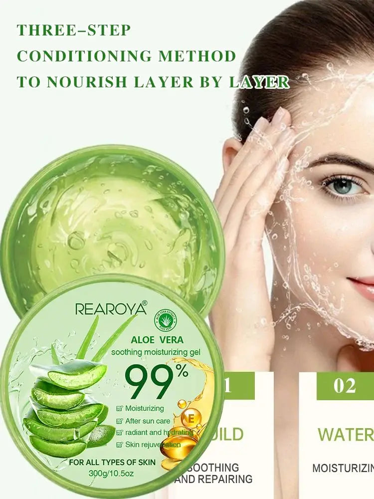 Produkte: Feuchtigkeitsspendende Aloe-Vera-Gelcreme, Akne-Behandlungscreme, Sonnen-Regenerations-Schlafmaske, Gesichtspflege, Hautpflege-Werkzeug
