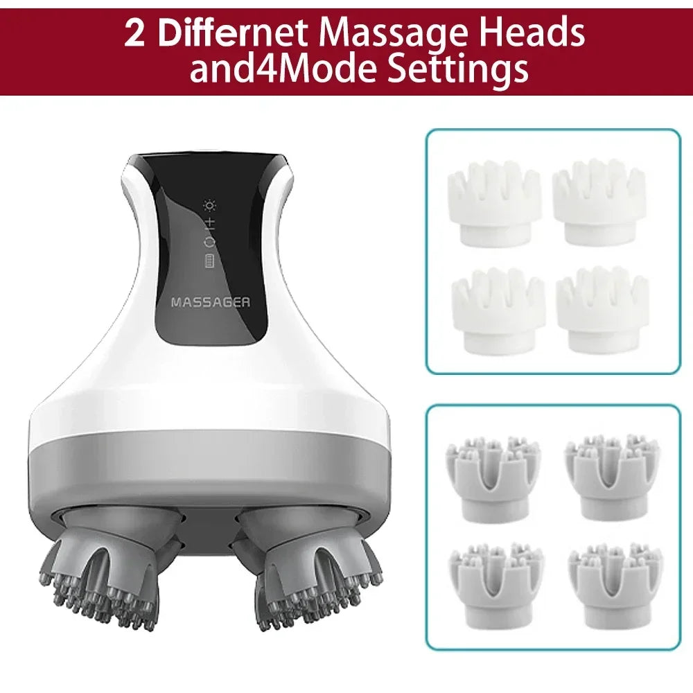 4D Electric Scalp Massager