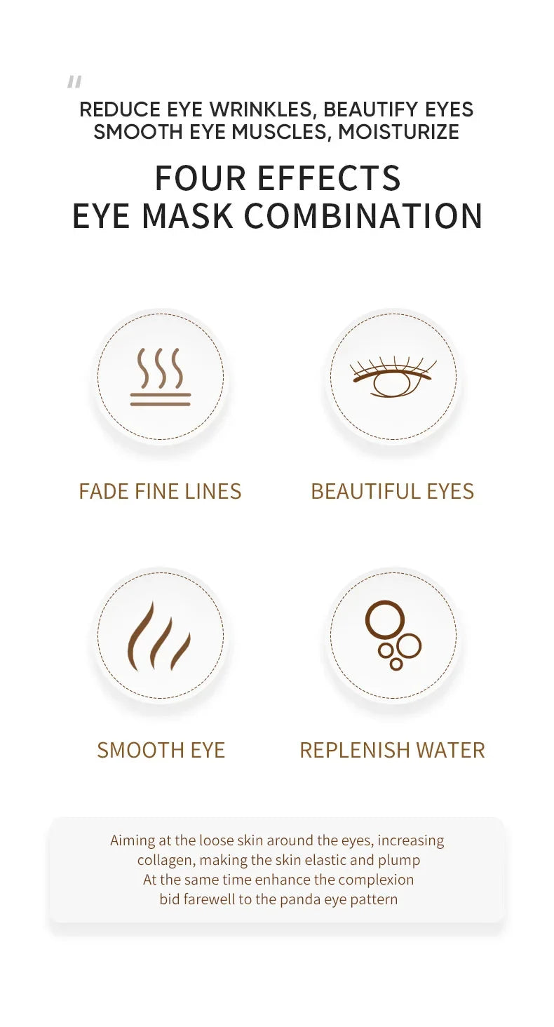120 Stück Avocado Golden Collagen Augenmasken gegen Augenringe und Tränensäcke, feuchtigkeitsspendend, Anti-Falten-Augenpads, Hautpflegeprodukte