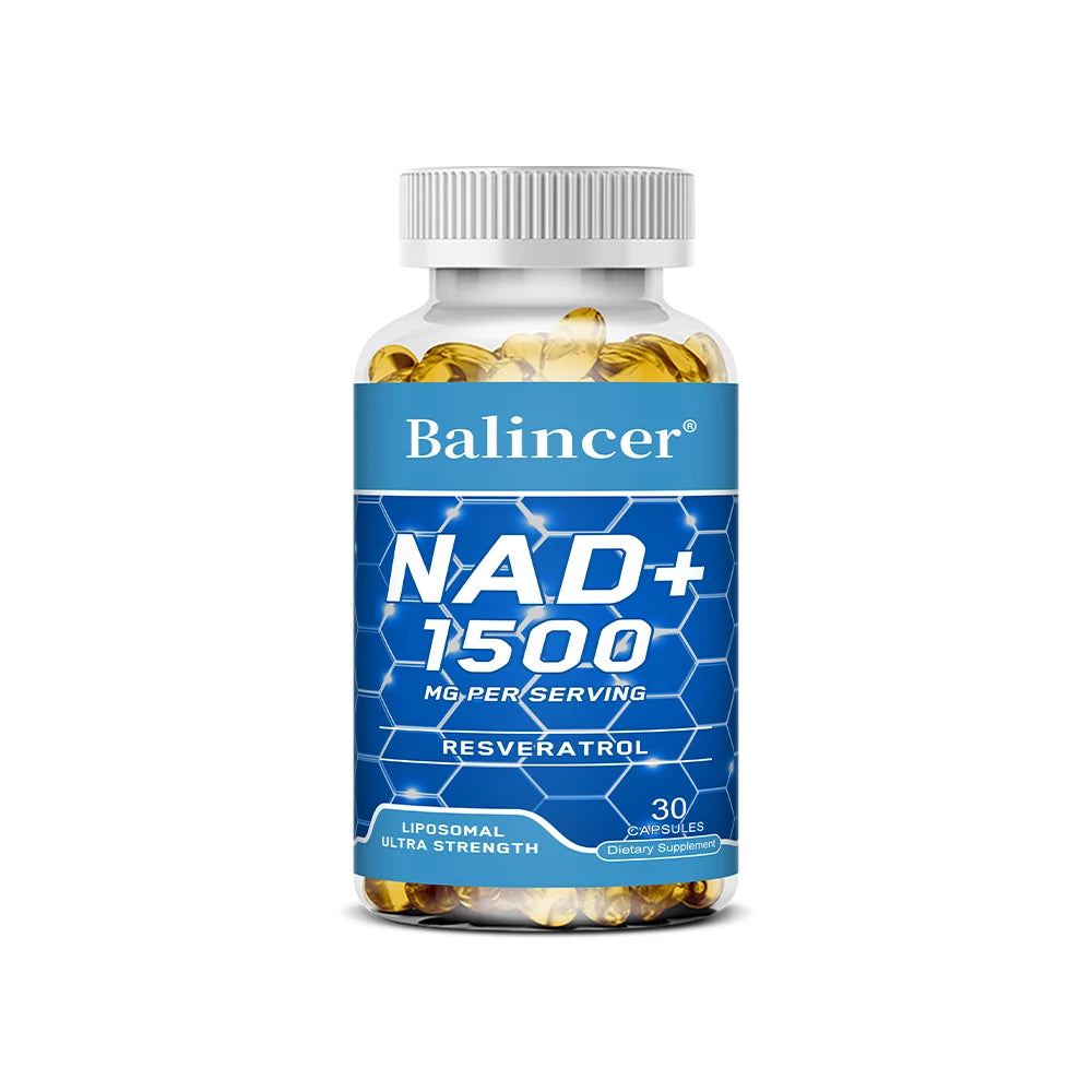 NAD+ Ergänzungsmittel mit Resveratrol – Anti-Aging Energie-Booster 120 Kapseln
