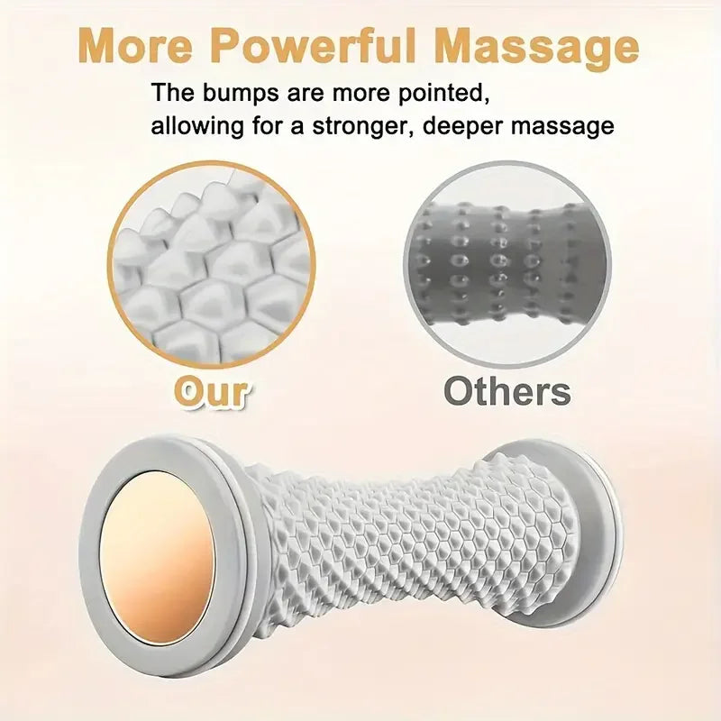 Fußmassagegerät, Massagerolle, Yoga-Massageball, Plantarfaszienrolle, Muskelentspannung, Pflege, manuelle Fußmassagerolle aus Kunststoff