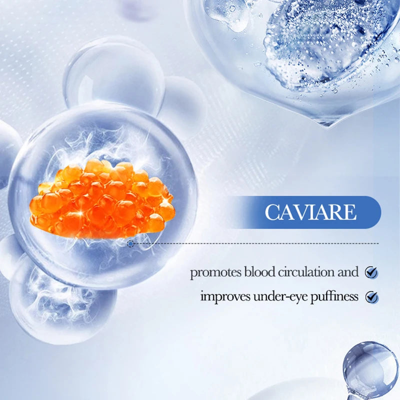 SADOER Kaviar Hyaluronsäure Augencreme – Anti-Aging Behandlung gegen dunkle Ringe & Tränensäcke