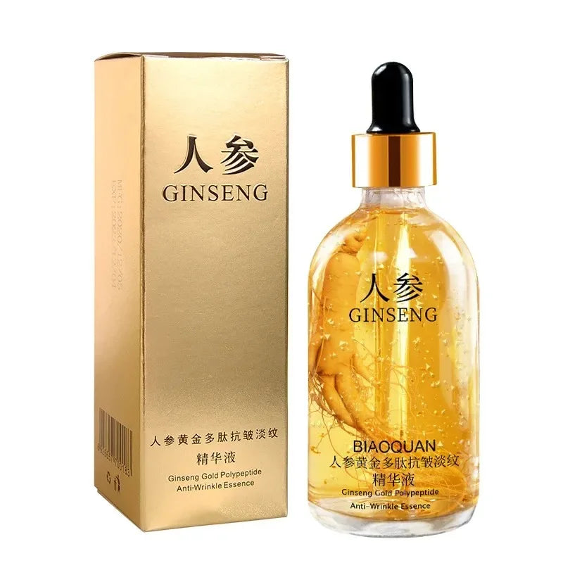100 ml 24-Karat-Gold-Hyaluronsäure-Nicotinamid-Gesichtsserum – Anti-Aging-Gesichtsstraffung, Kollagen-Essenz, Hautpflege, Aufhellungsserum