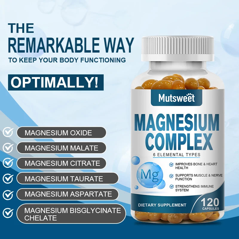 Magnesium-Balance-Unterstützungskapseln