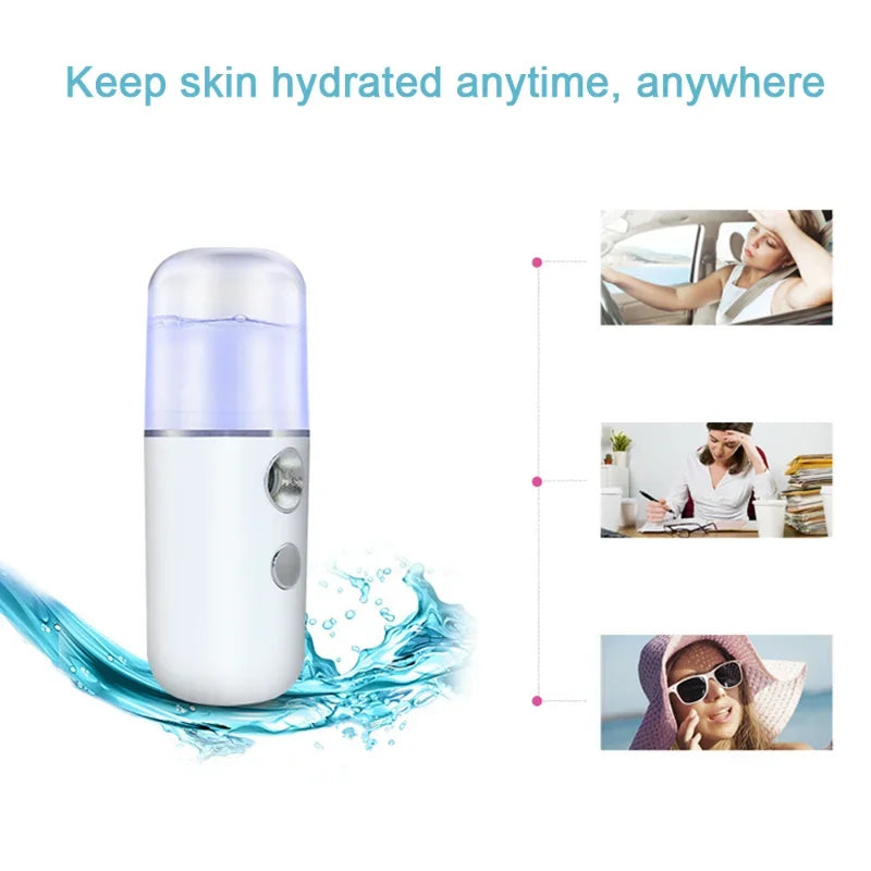 GlowMist Mini Facial Steamer