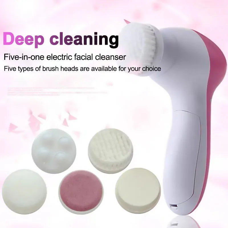 5-in-1 Electric Face Brush