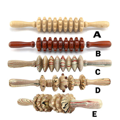Wooden Muscle Relief Roller