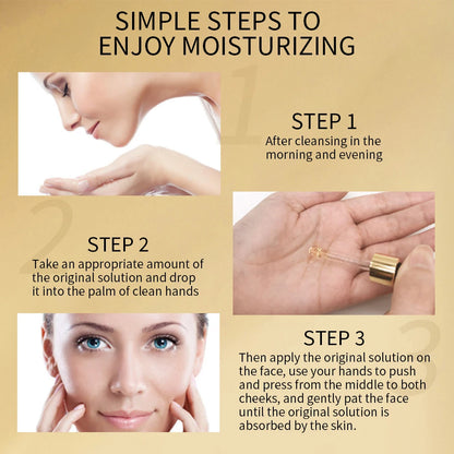 100 ml 24-Karat-Gold-Hyaluronsäure-Nicotinamid-Gesichtsserum – Anti-Aging-Gesichtsstraffung, Kollagen-Essenz, Hautpflege, Aufhellungsserum