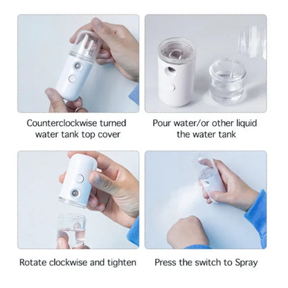 GlowMist Mini Facial Steamer
