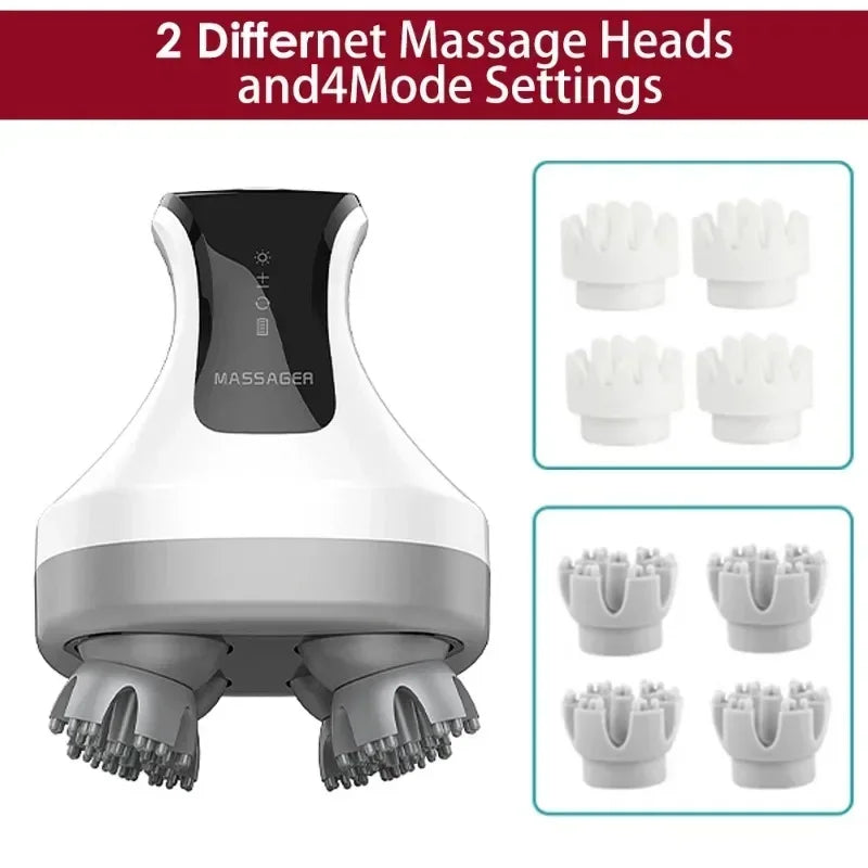 4D Electric Scalp Massager