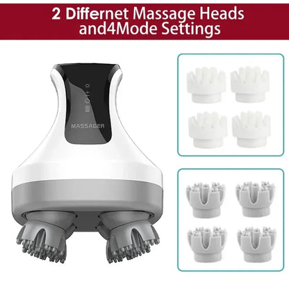 4D Electric Scalp Massager