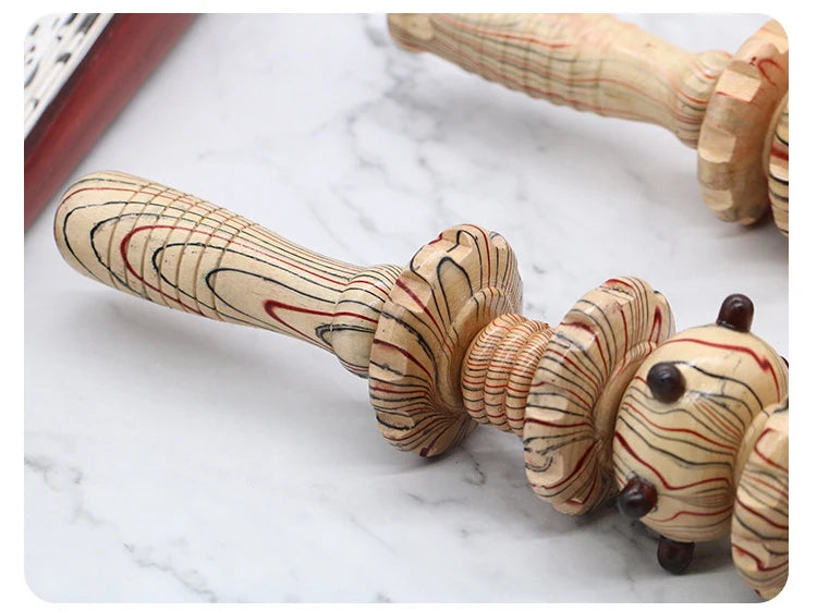 Wooden Muscle Relief Roller