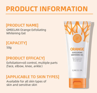 Orange Brightening Peeling Gel - Sanftes Peeling-Gel für strahlende Haut
