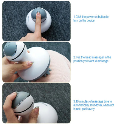 3D Wireless Scalp Massager