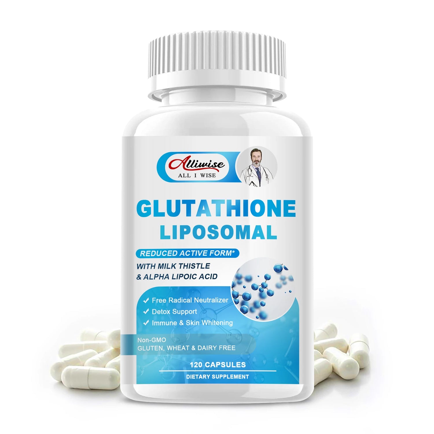 Alliwise Glutathion-Glow-Kapseln