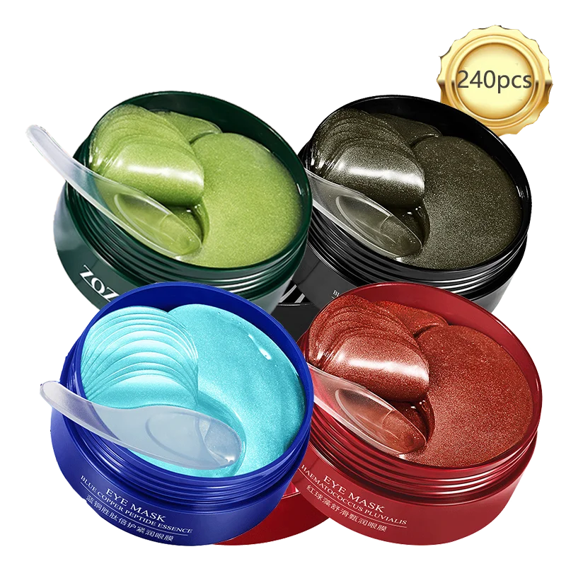 Goldene Hyaluronsäure-Augenpads