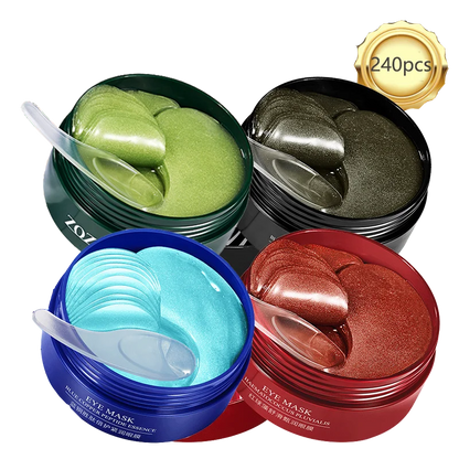 Goldene Hyaluronsäure-Augenpads