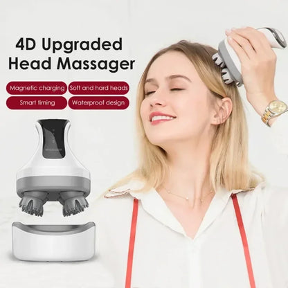 4D Electric Scalp Massager