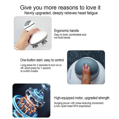 3D Wireless Scalp Massager