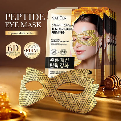 SADOER Goldene Peptid-Augenmaske