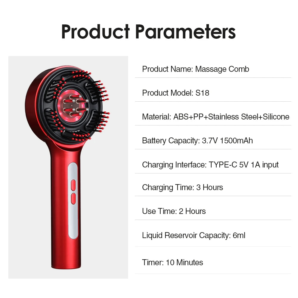 Electric Scalp Massage Comb