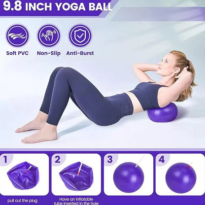 Pilates-Ring-Set, 13-teilig – Heimfitnessgeräte für Krafttraining, Muskelaufbau und Dehnung inkl. Yoga-Zubehör – Alle Leistungsstufen