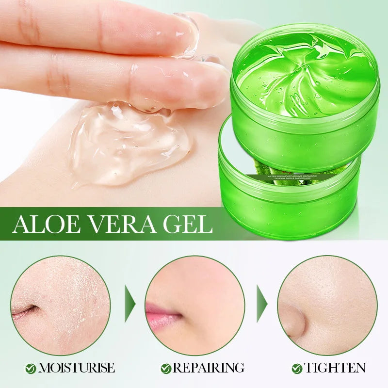 300 g BIOAQUA Feuchtigkeitsspendende und beruhigende Aloe Vera Gel Hautverjüngende Feuchtigkeitscreme für das Gesicht Schönheitspflege