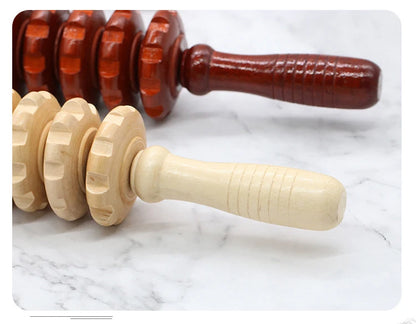 Wooden Muscle Relief Roller