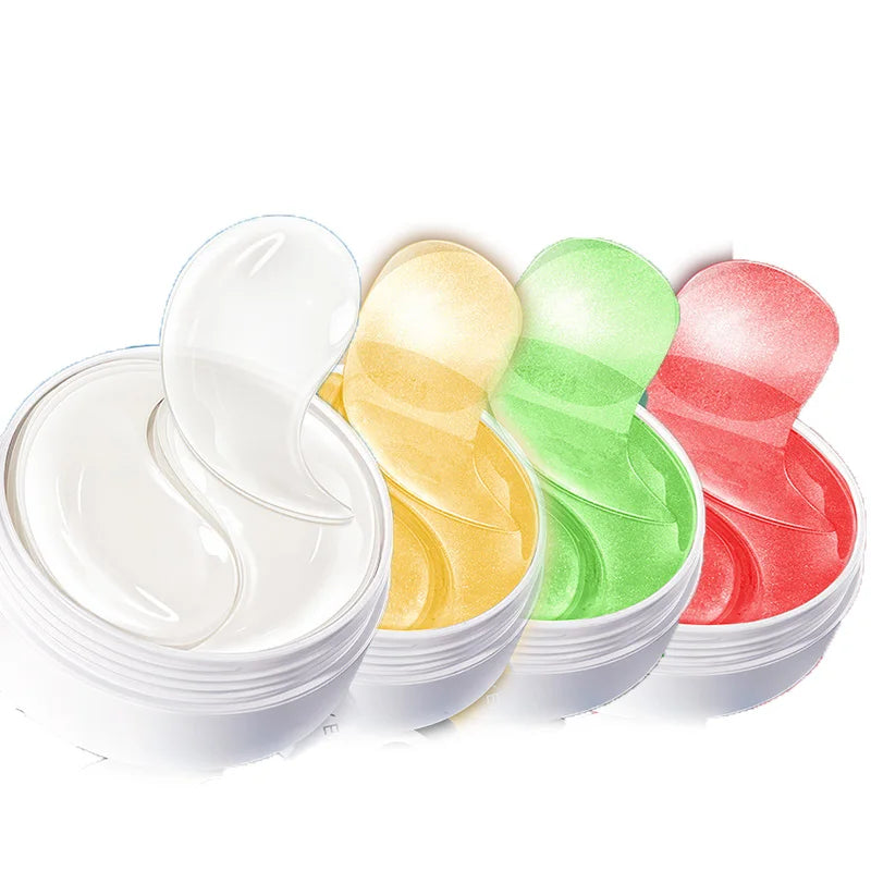 Goldene Hyaluronsäure-Augenpads