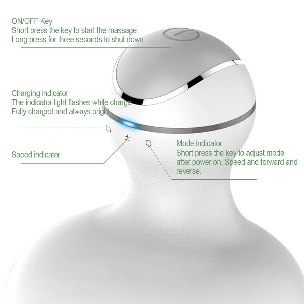3D Wireless Scalp Massager