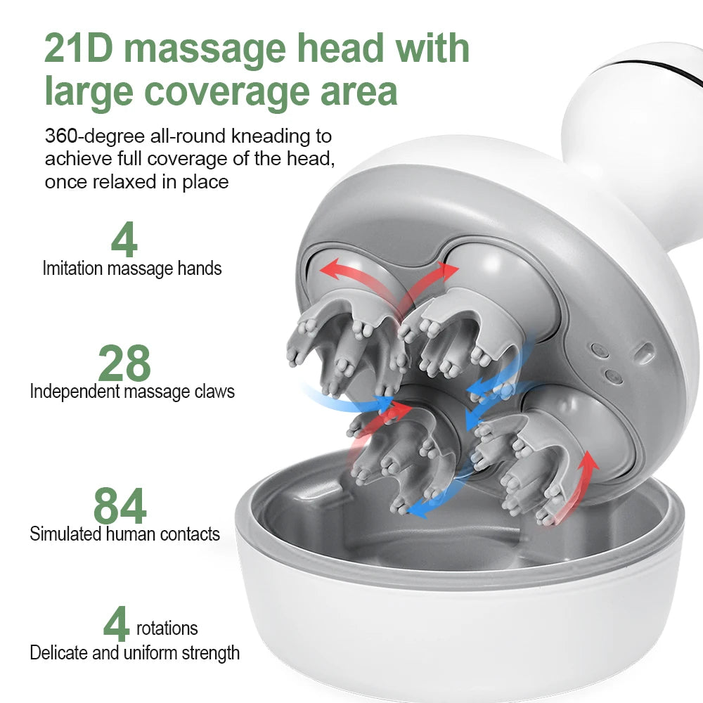 3D Wireless Scalp Massager
