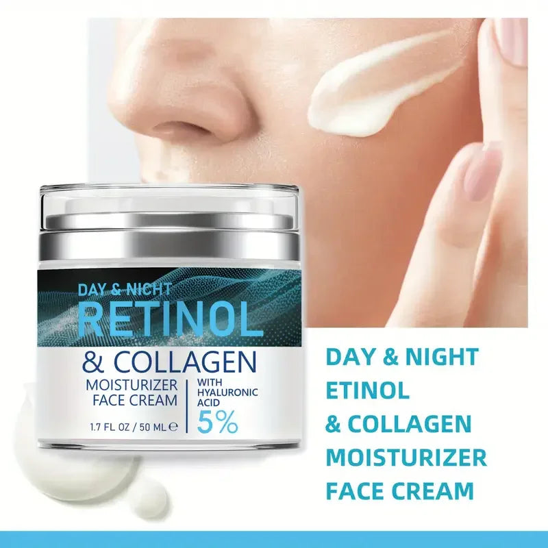 ENVISHA Retinol Collagen Cream - Anti-Aging Face Moisturizer for Wrinkles &amp; Hydration
