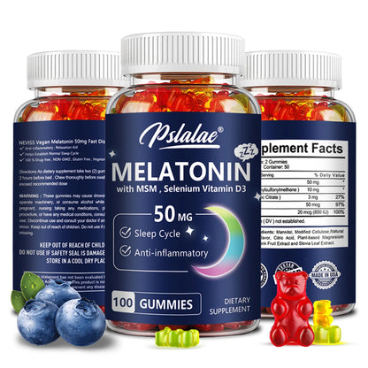 Melatonin-Gummibärchen für tiefen Schlaf