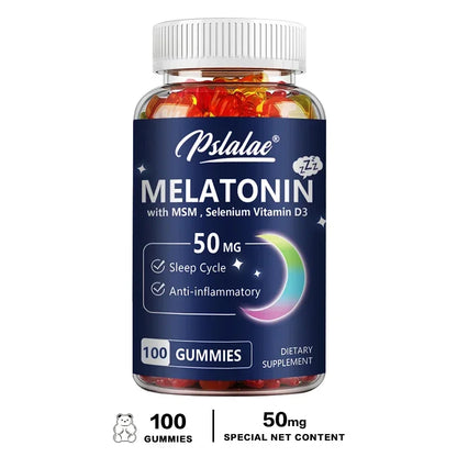 Melatonin-Gummibärchen für tiefen Schlaf