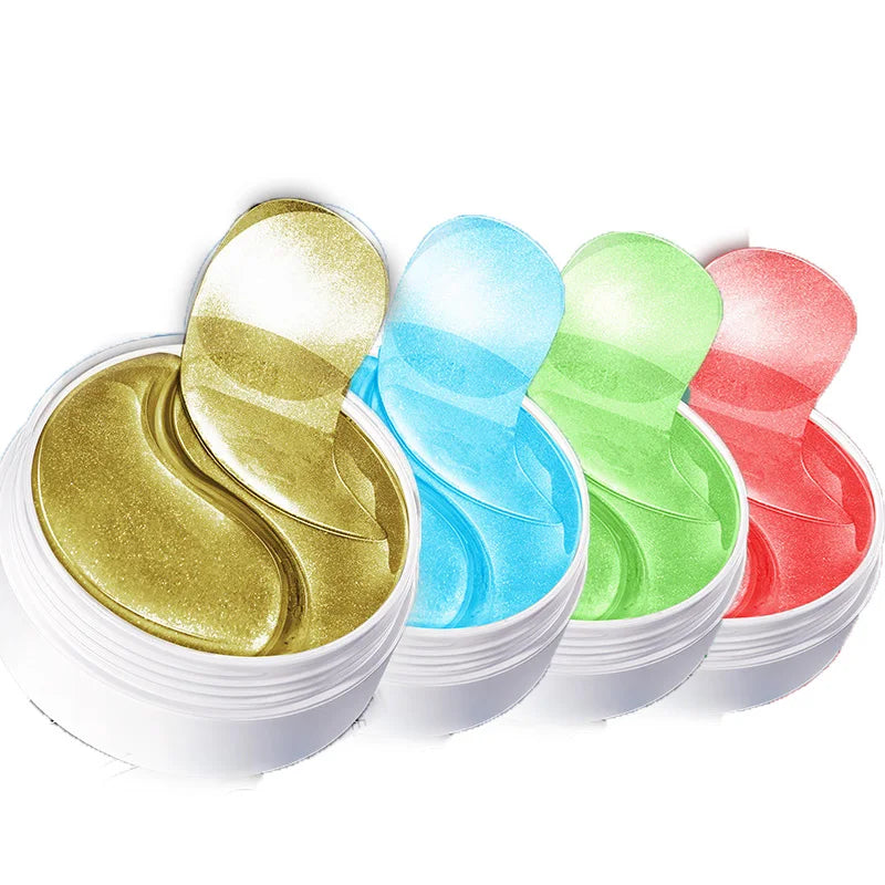 Goldene Hyaluronsäure-Augenpads