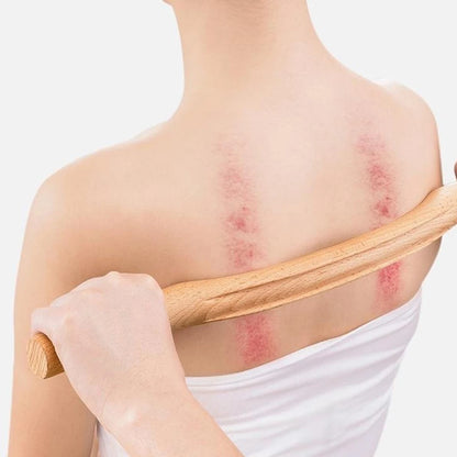 1 Stück Holzmassagegerät Maderoterapia Massageroller Anti-Cellulite Schlankheitsmassage Gua Sha Massagegerät für Körper, Rücken und Füße