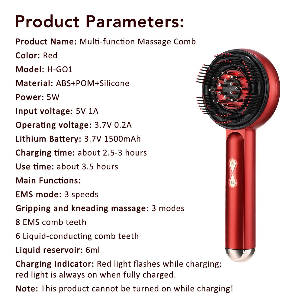 Electric Scalp Massage Comb