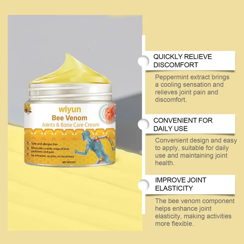 족저근막염 무지외반증교정기 Venom Joint Repair Cream Reduziert Muskelschmerzen. Tief feuchtigkeitsspendende Creme für Muskeln und Gelenke. Bee Reparing Cream